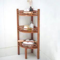 Cambridge Estate Teak Spa Corner Shelf