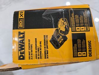 DeWALT 20V MAX Starter Kit with XR 5.0 Ah Battery and Charger