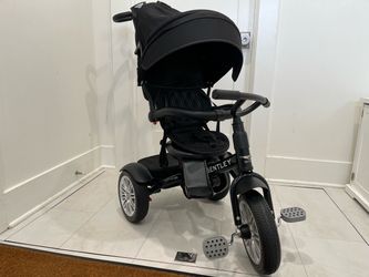 Bentley 6-in-1 Kids Tricycle Stroller in Black