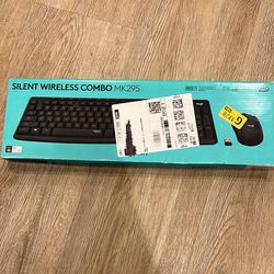 Silent Wireless Logitech Keyboard/Mouse Combo