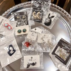 Earring Bundle Ten Pairs Fashion Jewelry Assorted