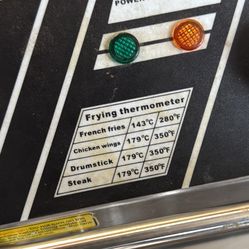 WeChef Commercial Electric Deep Fryer 12L 2500W Single Removable Basket Stainless Steel Electric Countertop Fryer for Commercial Use Snack Stand Food 