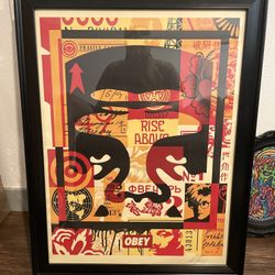 Obey Giant 18” X 24” - Framed 
