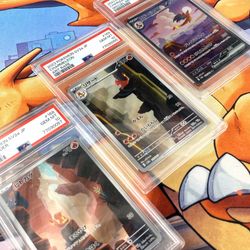 haiendslabs_tcg PSA 10 Pokemon card Japanese 151 Charizard Ex SAR 168 169  201/165 AR 3 Sets Sv2a for Sale in Covina, CA - OfferUp