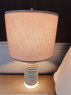 Table Lamps White Set of 2 