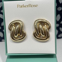 Parker Rose Oversized Earrings Studs , Price:$29