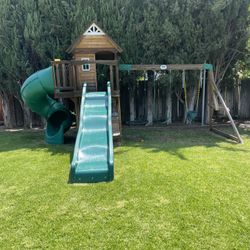 Play Structure and Swing Set 