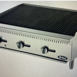 NEW IN BOX Atosa ATRC-36 Heavy Duty Stainless Steel 36" Radiant Charbroiler