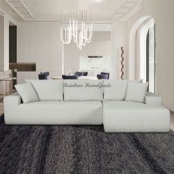 Lounge Style Frameless L-Shaped Sectional Sofa Couch