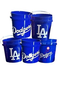 5  LA Dodgers 0.42 Qt Tiny Teeny Mini Buckets