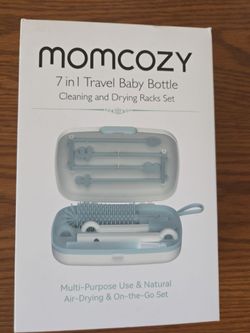 Baby Travel Bottle Cleaning and Drying Rack Set