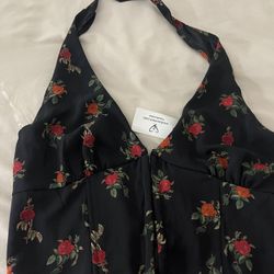 New Windsor Floral Halter Top
