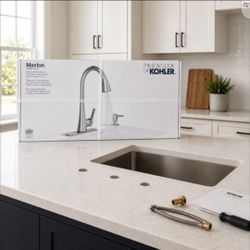 Kohler Maxton Pull down Kitchen Faucet with Soap Dispenser