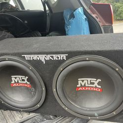 MTX Terminator Subwoofer with Amp TNA251