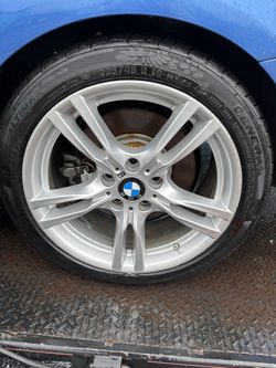 BMW 18” style 400M m sport wheels 