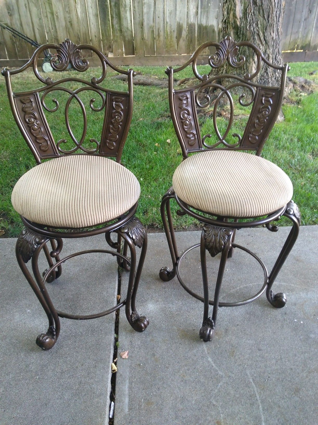 Ashley furniture bar stools