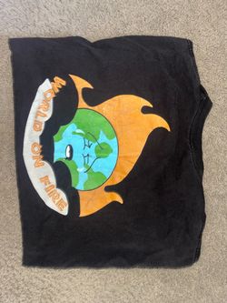 World On Fire Graphic T-Shirt
