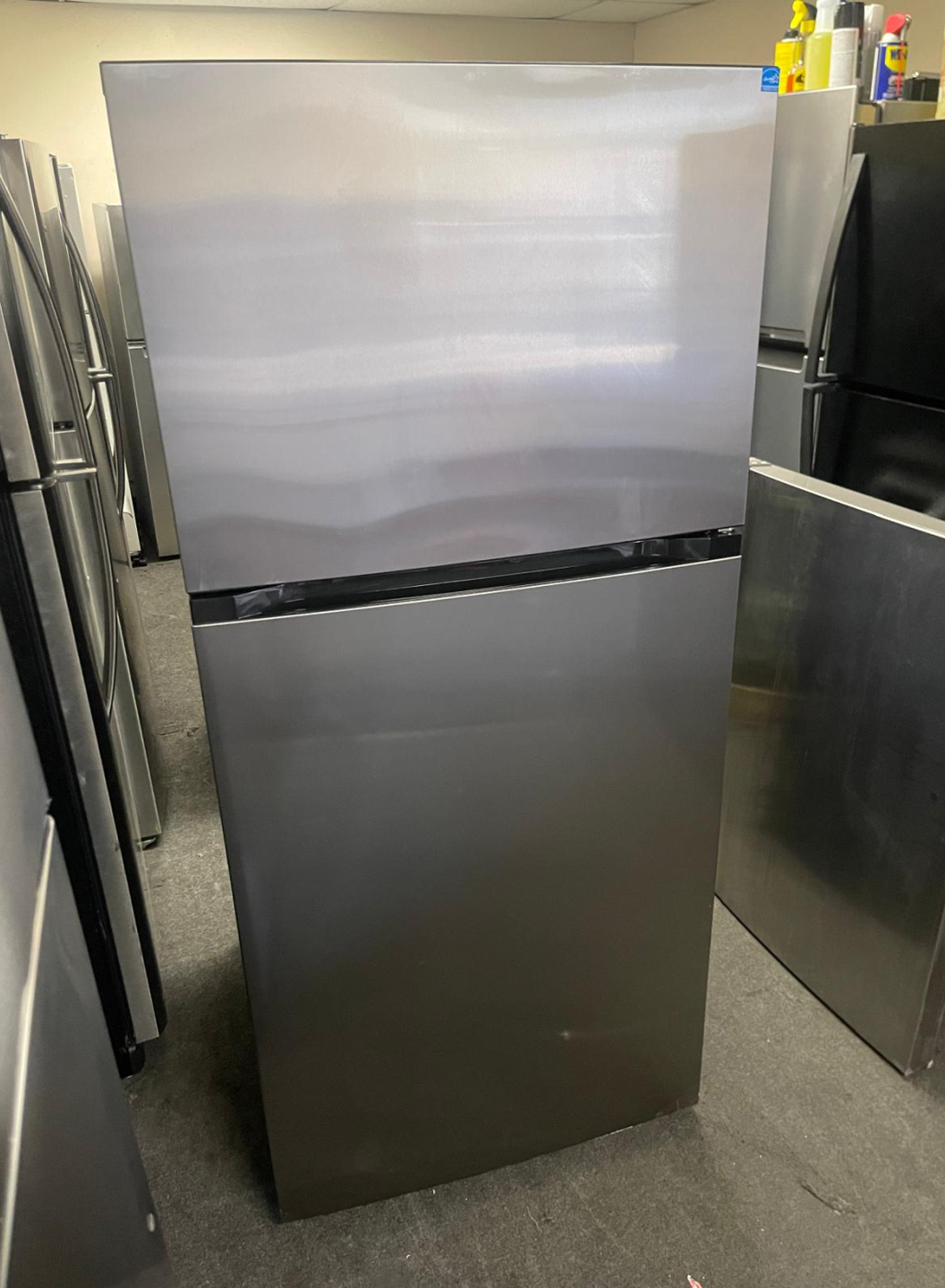 Deal: Element Stainless Top Mount Refrigerator — Clean & Ready