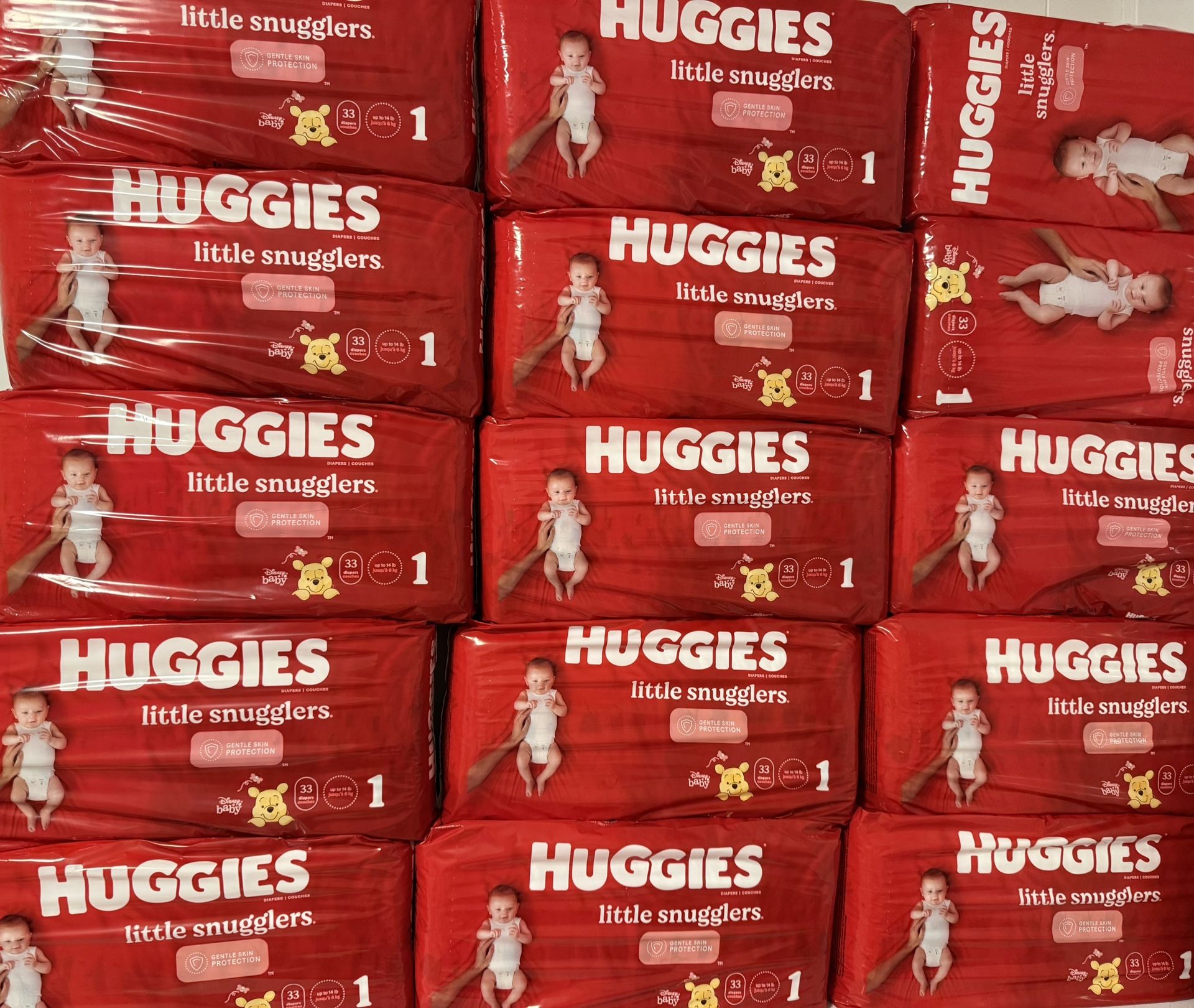 Unopened Huggies Size 1 Diapers