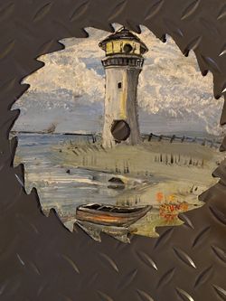 Painted Saw Blade