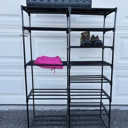 Multipurpose Ten Tier Shelf  Size : 12 ＂D x 33.5 ＇W x 49 ＂H Only shelf does not include items