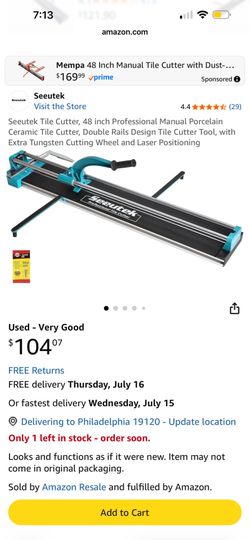 Tile cutter