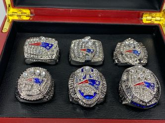 New England Patriots Super Bowl Championship Ring Set