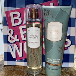 Bath & Body Works Autumn Violets Set 