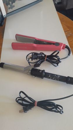 Remington Straightener and Revlon 1 1/2 in Curling Iron $10 each