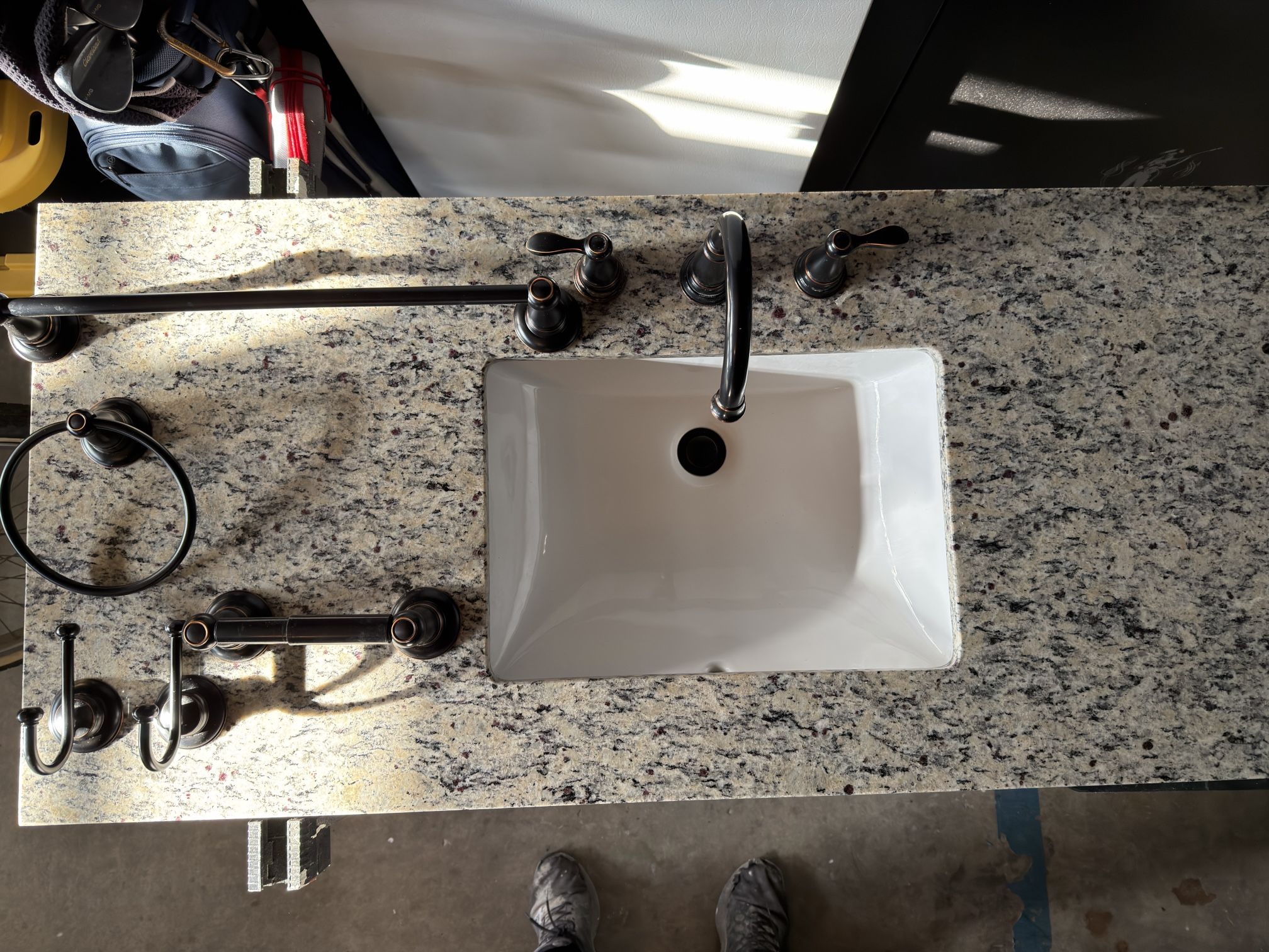 49” Vanity top W/under Mount Sink
