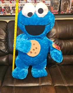 NEW w/Tag "38 x 24" JUMBO Cookie Monster Classic Plush Sesame Street (3 ft x 2ft)