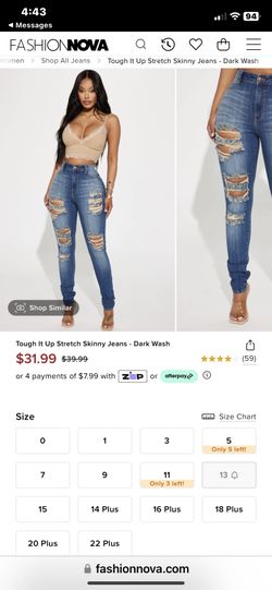 Fashion Nova Jeans Size 7 