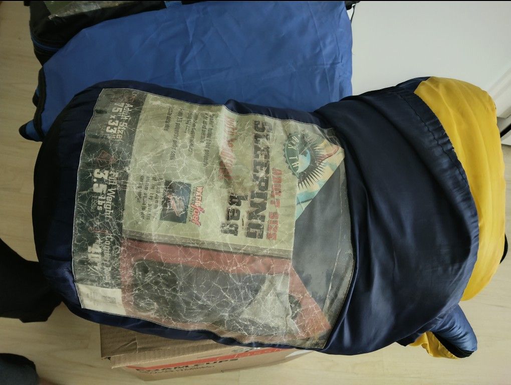 Tent and Sleeping Bag