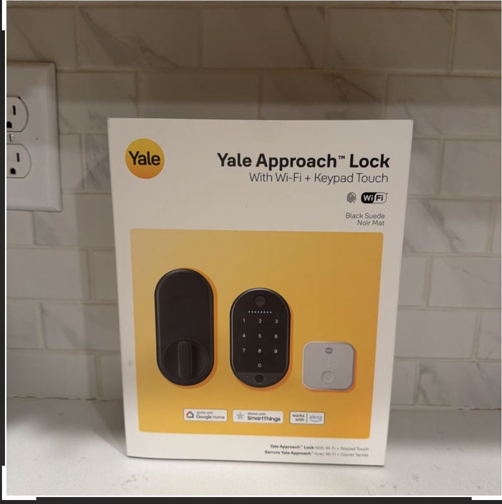 (New and sealed)Yale Smart Keypad Fingerprint Door Lock - Secure Home Entry System