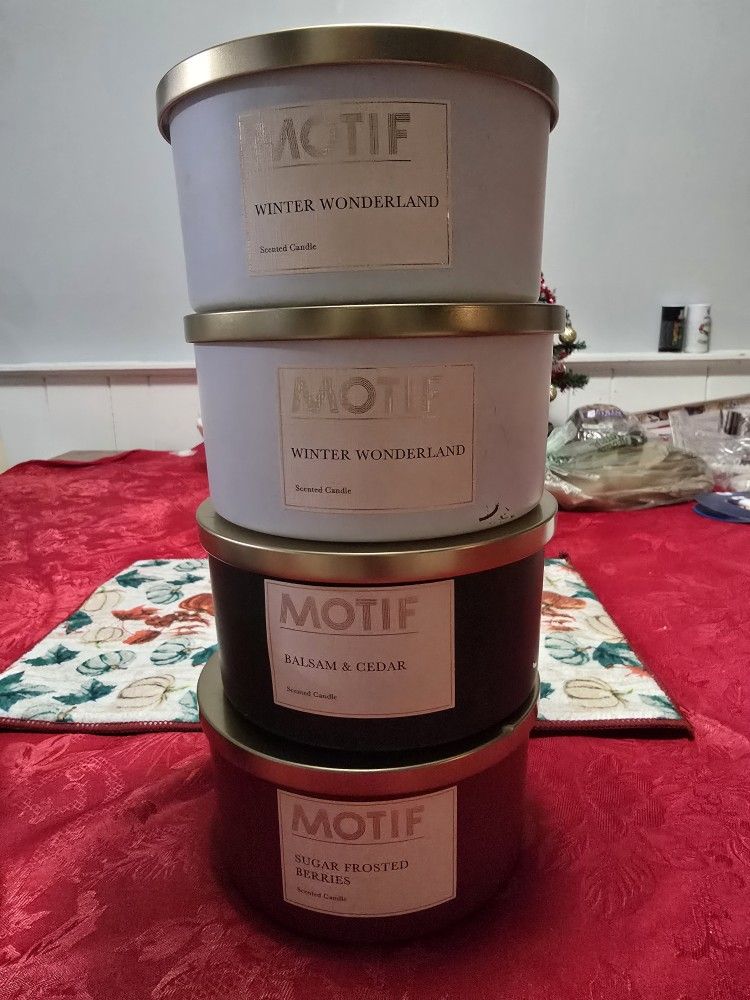 3 Wick Candles
