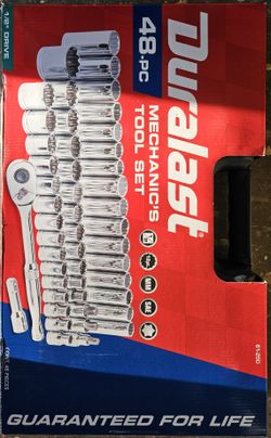 Duralast 48 PC Socket Set 1/2 Drive
