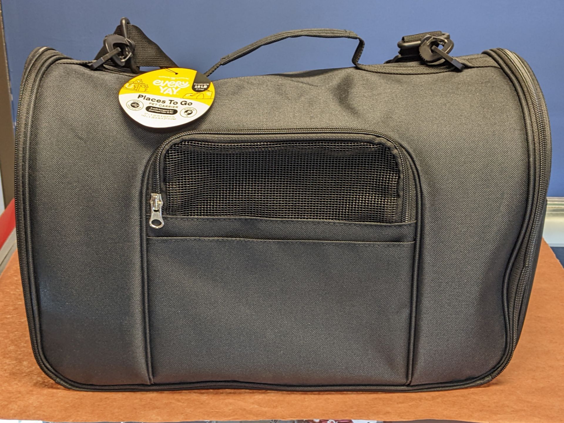 Every Yay Collapsible Pet Carrier - Up To 16 Lbs - Black - New