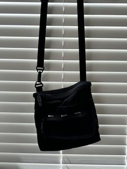 LeSportSac True Black Flight Crossbody Purse
