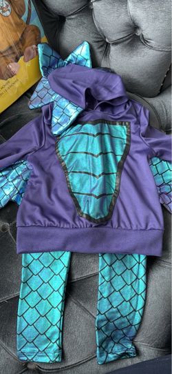 12-18 months Halloween dragon costume.