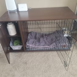 Omlet Stylish Dog Crate with Storage