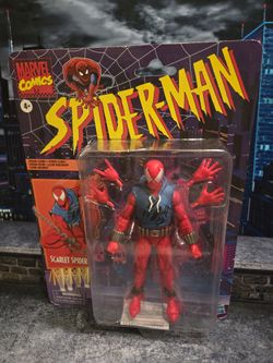 6" Scarlet Spiderman Action Figure