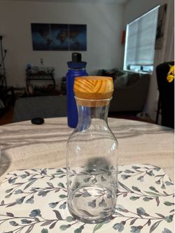 Glass jar with lid