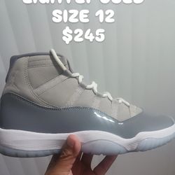 VERY CLEAN JORDAN 11 COOL GREY SIZE 12