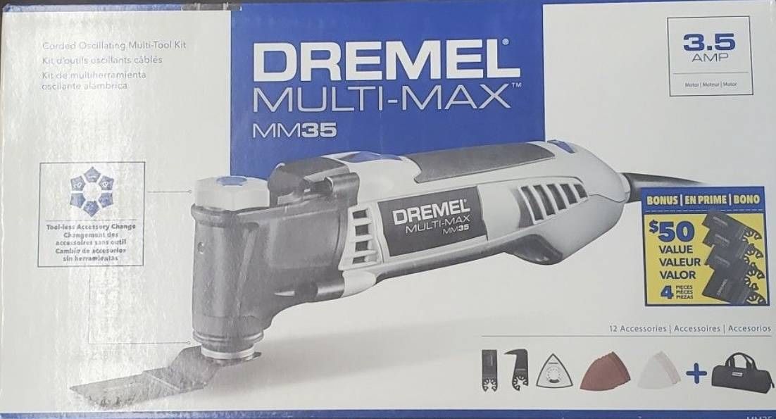 New Dremel Multi-Max Corded Oscillating Multi-Tool Kit