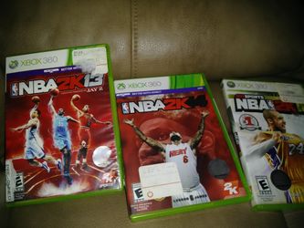 Xbox 360 games NBA 2010,2013,2014