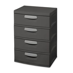 4 Drawer Plastic Storage Unit
