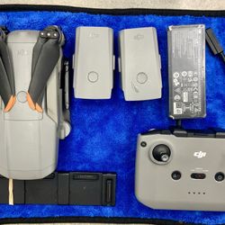 DJI Mavic Air 2 MA2UE3W Drone 4k Combo Quadcopter Quad Fly More Controller 3 Batteries Camera Cam Outdoor Video Record 360 Action 