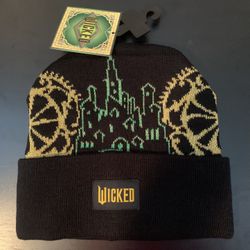 Wicked Black and Gold Beanie
