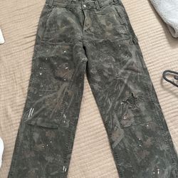 Men ambercombie And Fitch Cargo Pants (camo) 