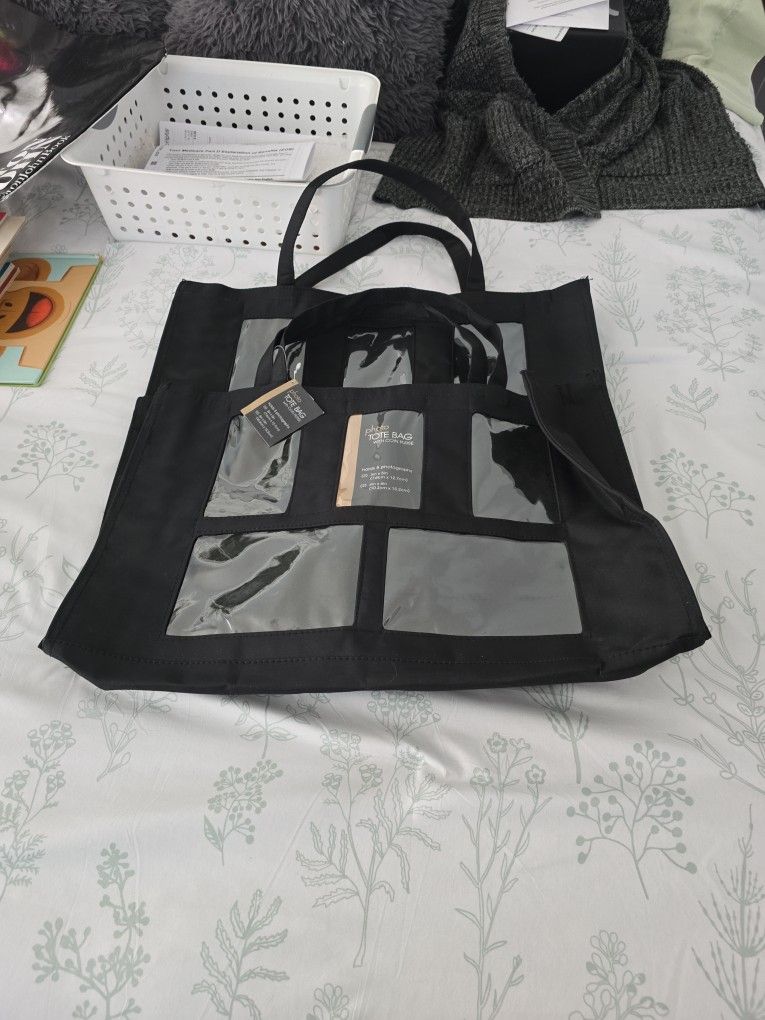 Photo Tote Bag Take Both